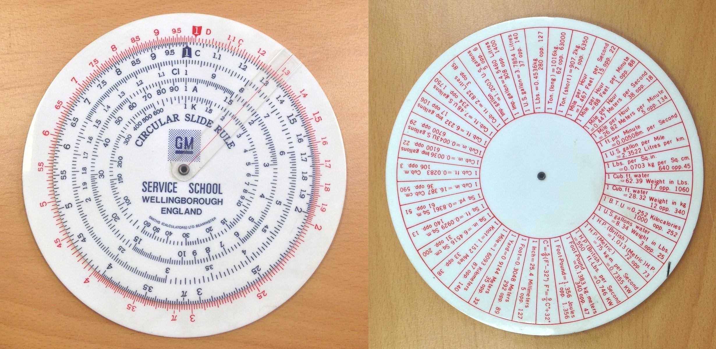 Circular Slide Rules